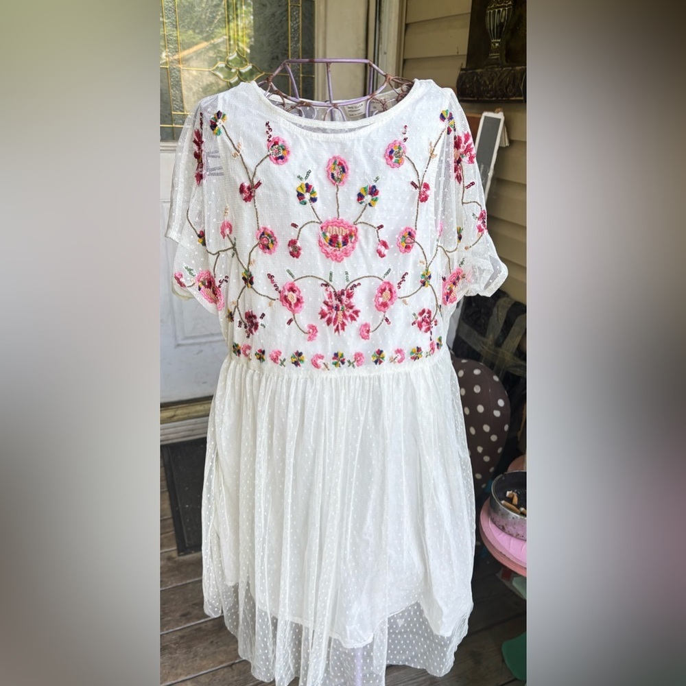 Zara Kids Embroidered Dress